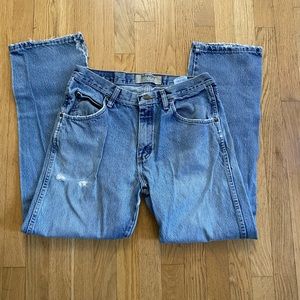 Distressed Wrangler Jeans